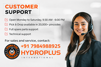 Hydroplus International - Bomba de Engranajes de Acero Inoxidable de 1 HP, Autocebante, de Baja Presión, para Uso Comercial, Entrada y Salida de 25 MM, Eléctrica