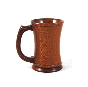 Handmade Wooden Mug Natural Solid Wood Coffee <b>Cup</b> Rustic Design Eco Friendly Drinkware for Kitchen Dining Use - Product Image 3