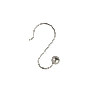 Set di 12 ganci per doccia in acciaio antiruggine a sfera di nichel - Product Image 1