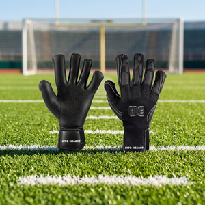 Gants de gardien de but adulte de meilleure qualité pour unisexe avec doublure en latex Griptec I Convient par tous les temps I Protection des buts de football - Product Image 2