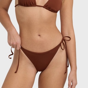 Conjunto de Bikini Triangular con Cuello Halter para Mujer, de Secado Rápido, Transpirable, con Cuentas, Colores Vibrantes, Traje de Baño de Dos Piezas para Playa, Piscina o Fiesta - Product Image 3