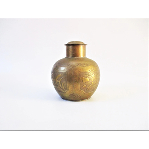 New Style Light Luxury Gold Electroplating Metal Ginger Vase Jar Decorative Desktop Vases Set Shiny Polished Handcrafted Pots - Product Image 1