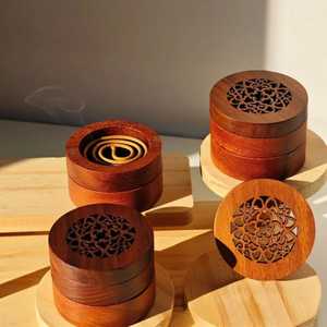Wholesale Price wood Incense <b>Burner</b> Unique Wood Designer Incense Holder Indian Handcrafted Home Decor Wooden Incense Holder - Product Image 1
