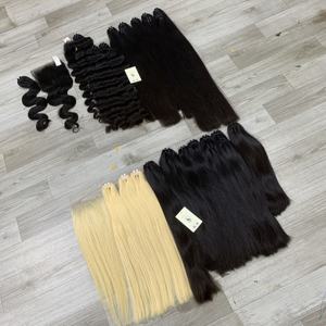 Extensiones de Cabello Humano, Cinta Ondulada Natural Rizada Birmana de Grado 12A, Doble Extensiones de Cabello Vietnamita, Color Negro Natural - Product Image 3