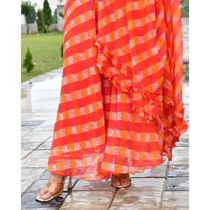 ชุดสูทสีส้มซานตูร์ เอ็กซ์เอส ชีฟฟอนผ้าเนื้อนุ่มใส่สบาย - Product Image 1