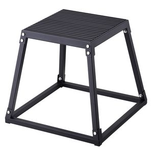 Piattaforma Pliometrica in Acciaio da 18 Pollici, Antiscivolo, per Esercizi di Fitness, Allenamento di Agilità, Portatile - Product Image 1