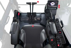 Nouvelle mini-excavatrice SV100-7 de 10 tonnes, compacte, sur chenilles, avec système hydraulique à 3 pompes, moteur/pompe/engrenage haute efficacité intégrés - Product Image 2