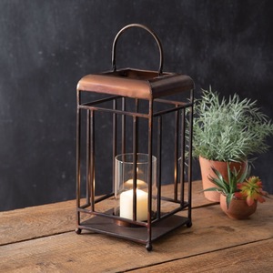 Lanternes à bougies en métal personnalisées pour la décoration intérieure et extérieure, lanternes à bougies en métal de style farmhouse pour le sol, la table et le mur - Product Image 3