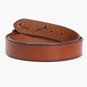 Cinturón Casual de Cuero Marrón Hecho a Mano Personalizado, Cinturón Masculino Pintado a Mano Negro con Hebilla de Latón Antiguo Sólido y Diseño Trenzado - Product Image 6