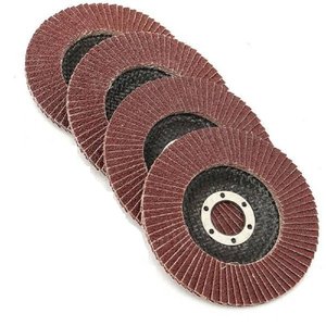 T27 T29 GRIT 40 grit 60 grit 80 120 240 320 400 disco de aleta de disco de óxido de aluminio de tela abrasiva 125mm - Product Image 2