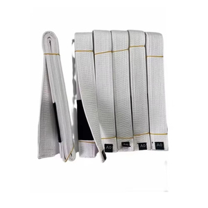 Cinturones de Jiu Jitsu Brasileño con Logotipo Personalizado en Diferentes Colores, Posición Frontal del Logotipo Personalizada, Diseño Personalizado - Product Image 1