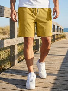 Mens <b>Cargo</b> Fitness <b>Shorts</b> Elastic Waist Quick Dry <b>Lightweight</b> Workout Training <b>Shorts</b> for Running Gym Exercise 100% Polyester - Product Image 5