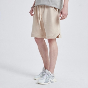 Shorts pour hommes personnalisés <span class=keywords><strong>3XL</strong></span> 140g 100% coton, couleur unie, vintage, décontractés, séchage rapide, imperméables, respirants, écologiques - Product Image 3