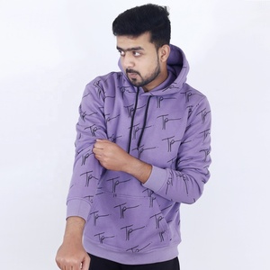 Sweat à capuche unisexe personnalisé avec logo, 80% coton 20% polyester, grandes tailles, confortable, polaire d'hiver, séchage rapide, respirant - Product Image 5