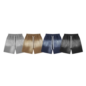 Shorts pour hommes en tricot imprimé, taille mi-haute, longueur genou, personnalisables avec logo OEM, style décontracté, respirant, de haute qualité, en tissu épais, vente en gros - Product Image 4