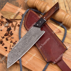 Cuchillo de Cocina Profesional de Acero de Damasco, Hecho a Medida, Mango Ergonómico de Madera, Cuchillos de Cocina Japoneses Personalizables - Product Image 4