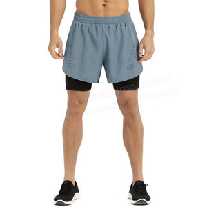 Pantalones Cortos de Compresión para Hombre, Transpirables, de Secado Rápido, Ajuste Muscular, para Gimnasio, Entrenamiento, Fitness, Rendimiento Atlético, Ropa Deportiva Ligera - Product Image 2