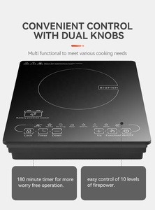Nouvelle conception de cuisinière solaire intelligente alimentée par batterie, cuisinière à induction DC 24V 48V, plaque de cuisson en céramique - Product Image 4