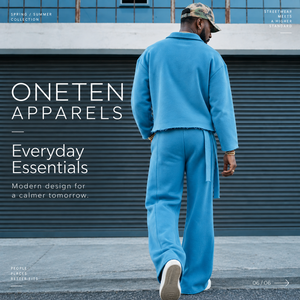 Unisex Lightweight <b>2</b>-in-<b>1</b> Light Blue Quarter-<b>Zip</b> Tracksuit Set Full Sleeve Regular Fit Solid Color Streetwear Casual <b>Sweatshirt</b> - Product Image 2