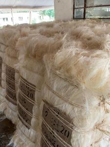 Fibra de Sisal Natural Blanca TZ879DTH, Hilos Fuertes Tejidos a Granel, Finura de 1 mm, Modelo CREK1122 para Hilado y Tejido - Product Image 2