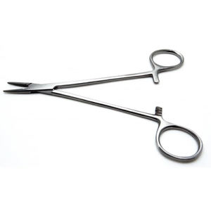 High Quality 6'' Crile Wood Needle Holder Locking Ratchet Reusable CE Certified Class Dental Instruments Shuja Surgico - Product Image 1