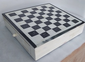 ILAHI's Eco-Friendly Rustic Polished Rectangle <b>Chess</b> <b>Board</b> Game 100% Handmade Pure Wood Animal/Love Style Customized Size <b>Chess</b> - Product Image 6