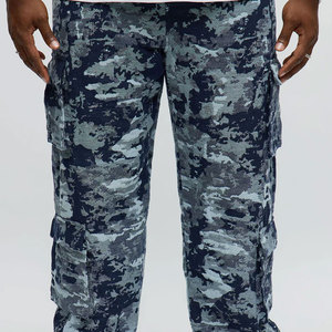 High Quality Custom Logo SDL Denim Men's Straight Jeans Pants Distressed Wash Mid Waist Casual High Street-OEM Manufacturer - Product Image 5