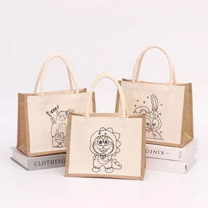 Customizable Jute Beach Tote <b>Bag</b> for Corporate Promotions Trade Shows and Advertising Campaigns - Product Image 1