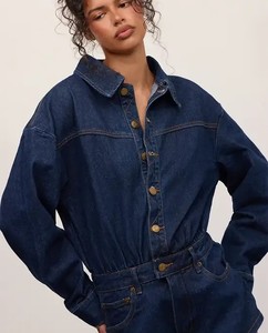 Salopette en jean pour femme, combinaison, pantalon, combishort, pantalon à bretelles, jean, tenue en jean, best-seller, combinaisons pour femme/fille 2026 - Product Image 5