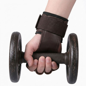 ที่จับมือสำหรับยิมนาสติก ขายส่งจากโรงงาน OEM พร้อมสายรัดข้อมือที่ปลอดภัยและป้องกันฝ่ามือ สำหรับแบรนด์ฟิตเนสครอสฟิต - Product Image 4