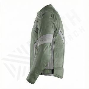 Veste de moto en cuir véritable pour homme de qualité supérieure, nouvelle arrivée, vestes de moto d'hiver, protections amovibles, personnalisables - Product Image 3