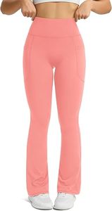 Women's Pocket <b>Flare</b> <b>Leggings</b> High Waisted Bootcut Yoga Pants for Workout and Training - Product Image 2