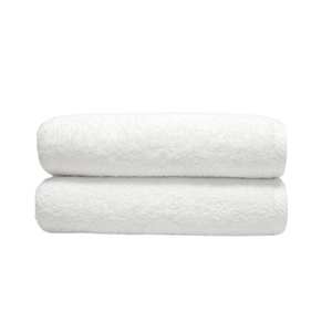 Toalla de Rizo Blanca al por Mayor, 100% Algodón, Suave y Absorbente, para Hotel, Spa, Salón, Suministro al por Mayor - Product Image 4