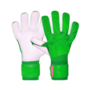 Gants de gardien de but de football professionnels personnalisés, haute adhérence, paume en latex allemand, protection des doigts, respirants, entraînement, match de football - Product Image 6