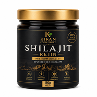 Résine de Shilajit Pur de l'Himalaya 50g |   Certifié GMP HALAL |   Soutien Naturel à la Vitalité Énergétique et à la Santé Cérébrale Ayurvédique |   OEM pour adultes