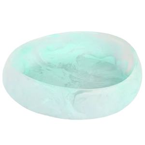 Bol en résine de taille moyenne, bleu clair, meilleure qualité, cadeaux et artisanat très vendus, boîtes en bois, enseignes murales, fabriqué en Inde - Product Image 1