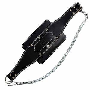 Cowhide Leather Dip <b>Belt</b> <b>Weighted</b> Gym Workout Pull-Ups <b>Training</b> <b>Belt</b> With Dipping Chain - Product Image 5