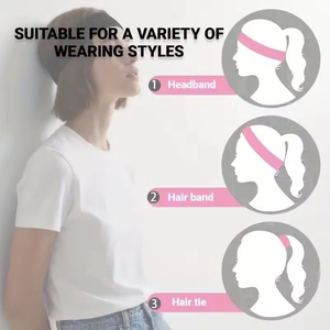 <b>Headband</b> Home and Outdoor Stretch Yoga <b>Headband</b> Sweat Wicking Factory Wholesale Breathable Dry Gym Sweatband <b>Headbands</b> - Product Image 3