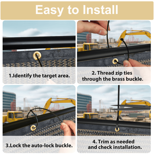 Rete da Giardino 8x50 Grigio Scuro in HDPE, Recinzione in Polietilene ad Alta Densità - Product Image 4