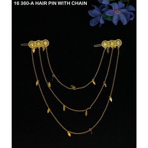 Beautiful New Vintage Hairpins Rhinestones Fashion Latest Trendy Gold Plated <b>Copper</b> Head Jewelry Dubai Arabic Hair Pin for Women - Product Image 2