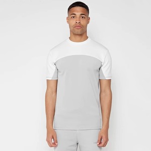 Ensemble t-shirt et short en coton rayé pour homme, vêtements décontractés d'été, respirant, blanc - Product Image 5