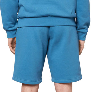 Men's Casual Mid Waist Quick Dry Lightweight 100% Cotton Fleece <b>Shorts</b> Solid Color Breathable Eco-Friendly Digital Drawstring - Product Image 2