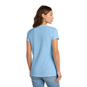 Camiseta Ajustada de Primera Calidad para Mujer, Mezcla de Algodón Suave, Manga Corta, Top Básico, Logotipo Personalizado, Fabricante de Ropa al Por Mayor - Product Image 4