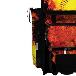 Sacs de baseball personnalisés de haute qualité en gros, fabriqués en usine OEM, sacs pour bâtons de softball et de baseball en matériau Poliéster/Nylon - Product Image 3