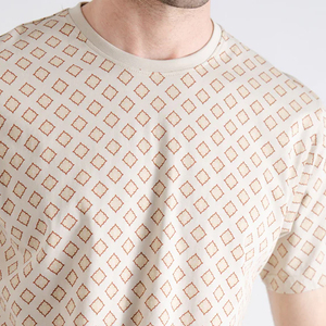 Men Solid Knitted 100% Cotton 300gsm Anti-Pilling Drop Shoulder Oversize Summer Short Sleeve Loose Blank Casual T-Shirt - Product Image 6