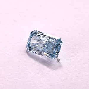 Diamant de laboratoire CVD HPHT de forme Radiant, bleu intense fantaisie, certifié IGI, 1,00-5,00 carats, clarté VS1, pour la joaillerie, vente en gros. - Product Image 6