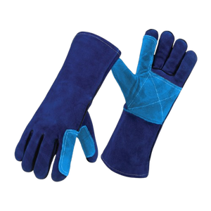 ถุงมือหนังวัวแท้สำหรับผู้ชาย ป้องกันการสั่นสะเทือน ทนความร้อน พร้อมข้อมือเสริมความปลอดภัย ป้องกันไฟ ป้องกันการเชื่อมโลหะ - Product Image 6