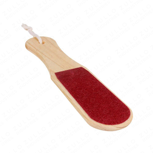 Râpe à pieds professionnelle en bois pour l'élimination des callosités, soin des talons, outil de pédicure, logo personnalisé, vente en gros d'usine, OEM - Product Image 5