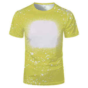 100% Polyester Round Neck Casual T-shirt 3d Printed Logo Customization Fabric <b>Weight</b> <b>Blank</b> Design - Product Image 6