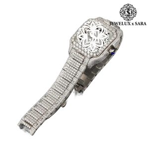 Premium Quality Luxury Fully White Iced Out <b>Diamond</b> <b>Watch</b> for Gifts Celebrations and Special Occasions Available for Best Price - Product Image 6